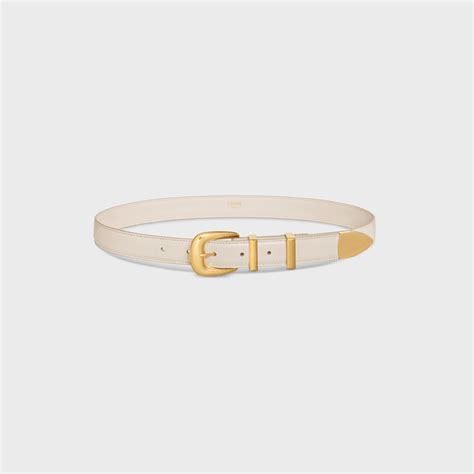 s-ne-4179 celine|CELINE Women’s Medium Western Taurillon Leather Belt in .